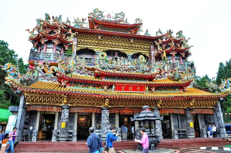 台湾嘉义县阿里山受镇宫